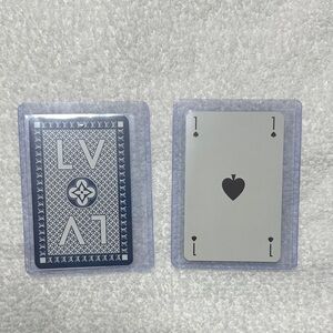 Louis vuitton blue playing card 1 of spades with COA